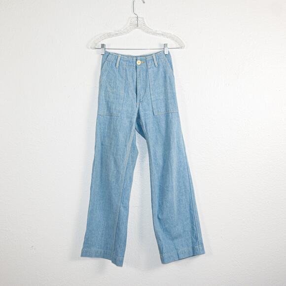 ESBY Apparel Women's Finch Jean in light denim size 0 - Picture 2 of 10